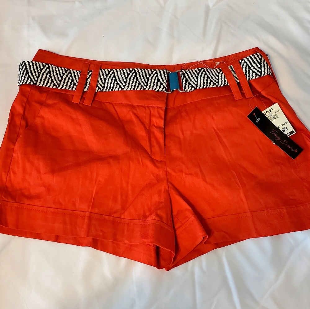 NEW Tracy Evans Belted Shorts